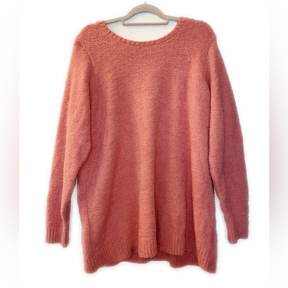 TORRID Pink Teddy Yarn Lounge Sweatshirt size 4X/26